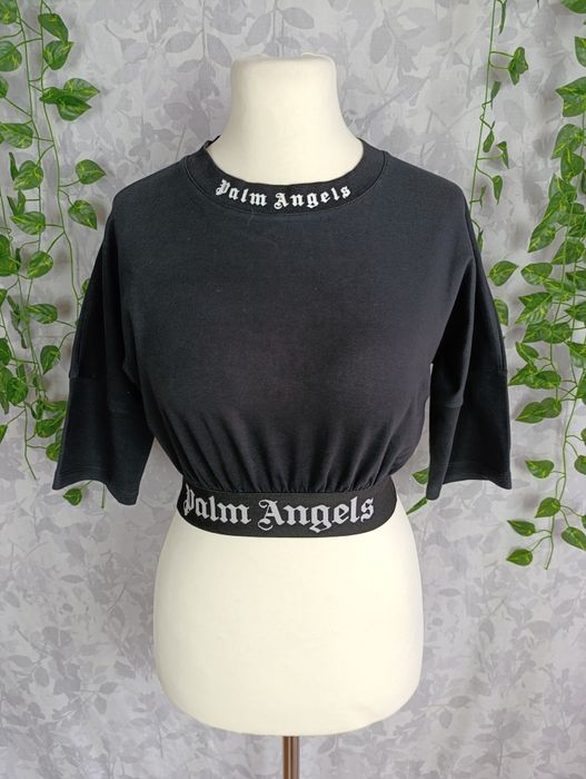 Koszulka Palm Angels A Czarna Krótka