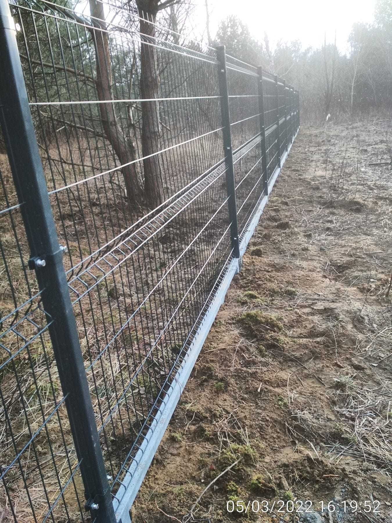 ogrodzenia ogrodzenie panelowe panele słupki brama furtka płot palety