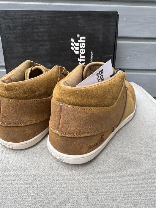 Nowe buty męskie BOXFRESH woskowany zamsz brązowe 40