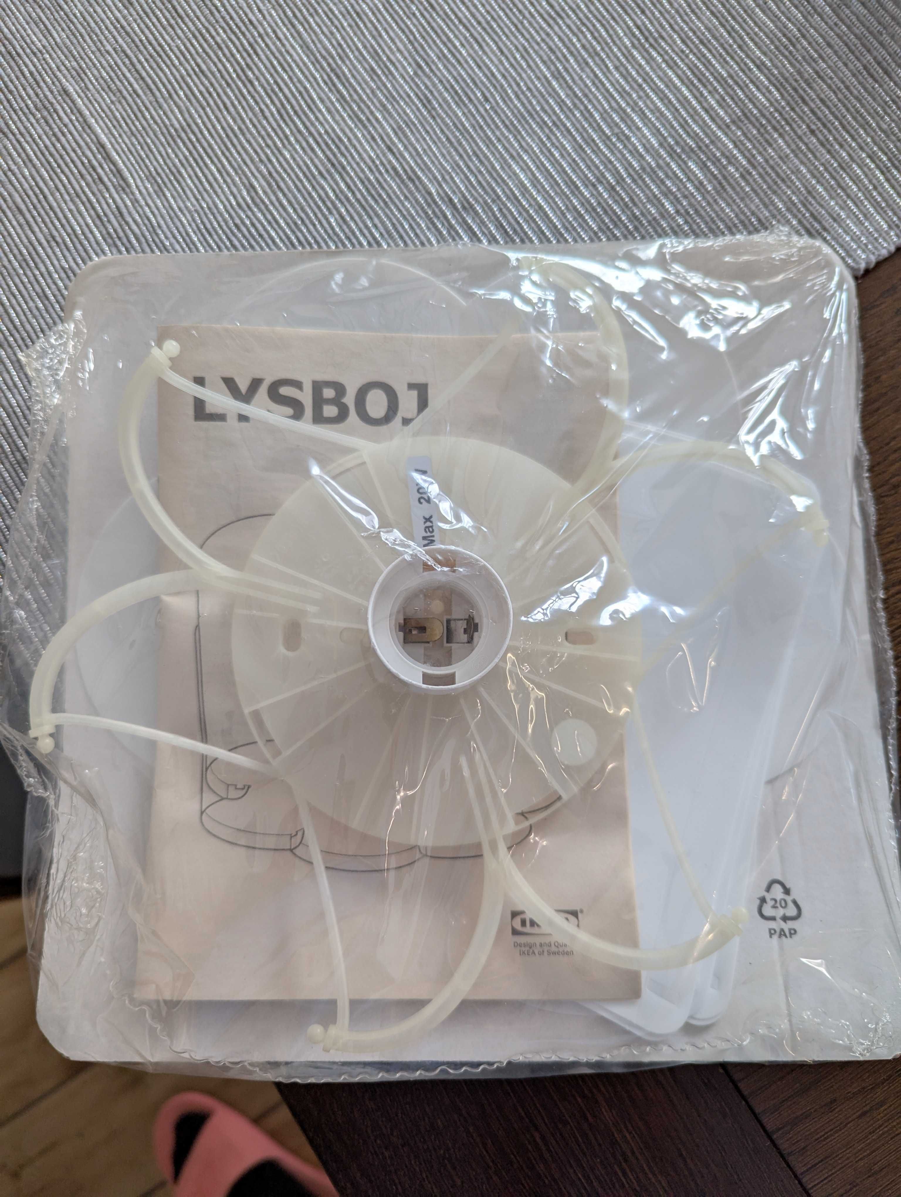 Nowa lampa Ikea lysboj