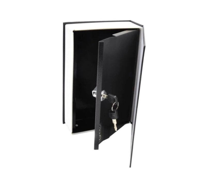 Kasetka skrytka ukryta w książce nowa