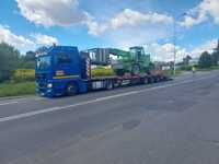 Transport maszyn Lublin, wózków widłowych, ciągników rolniczych, holow