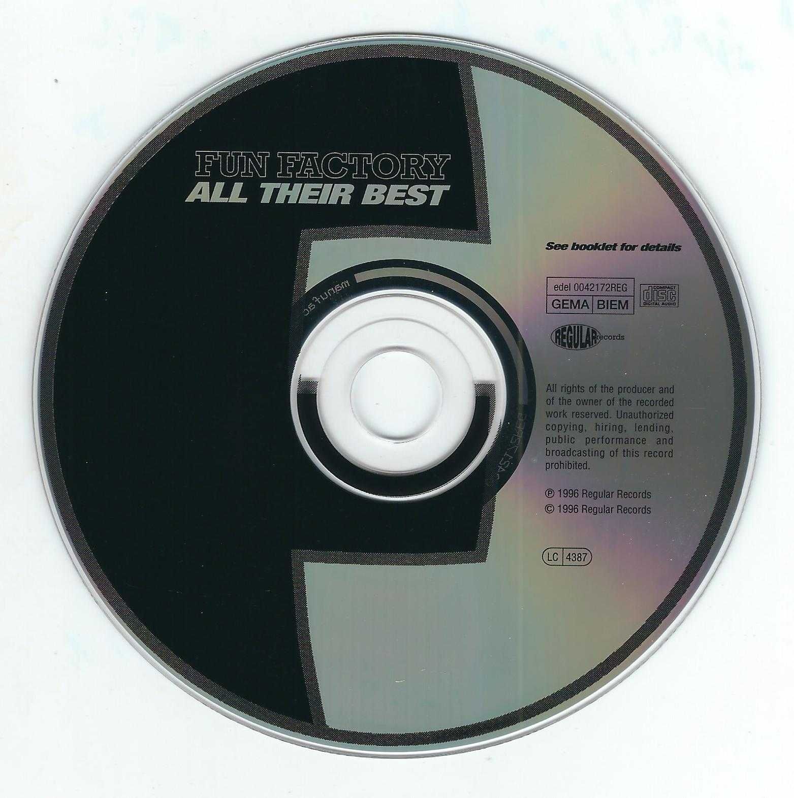 CD Fun Factory - All Their Best (1996) (Regular Records)