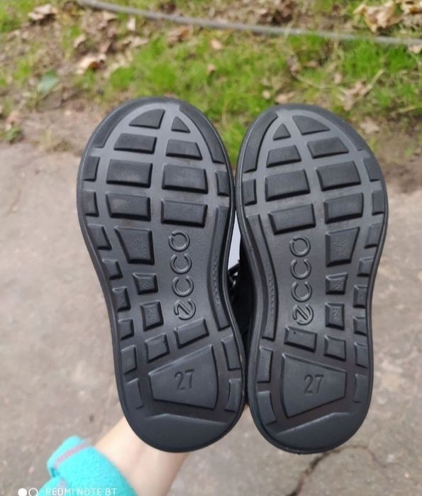 Ecco 27 ботинки на хлопчика зимові чоботи черевики сапоги взуття ессо