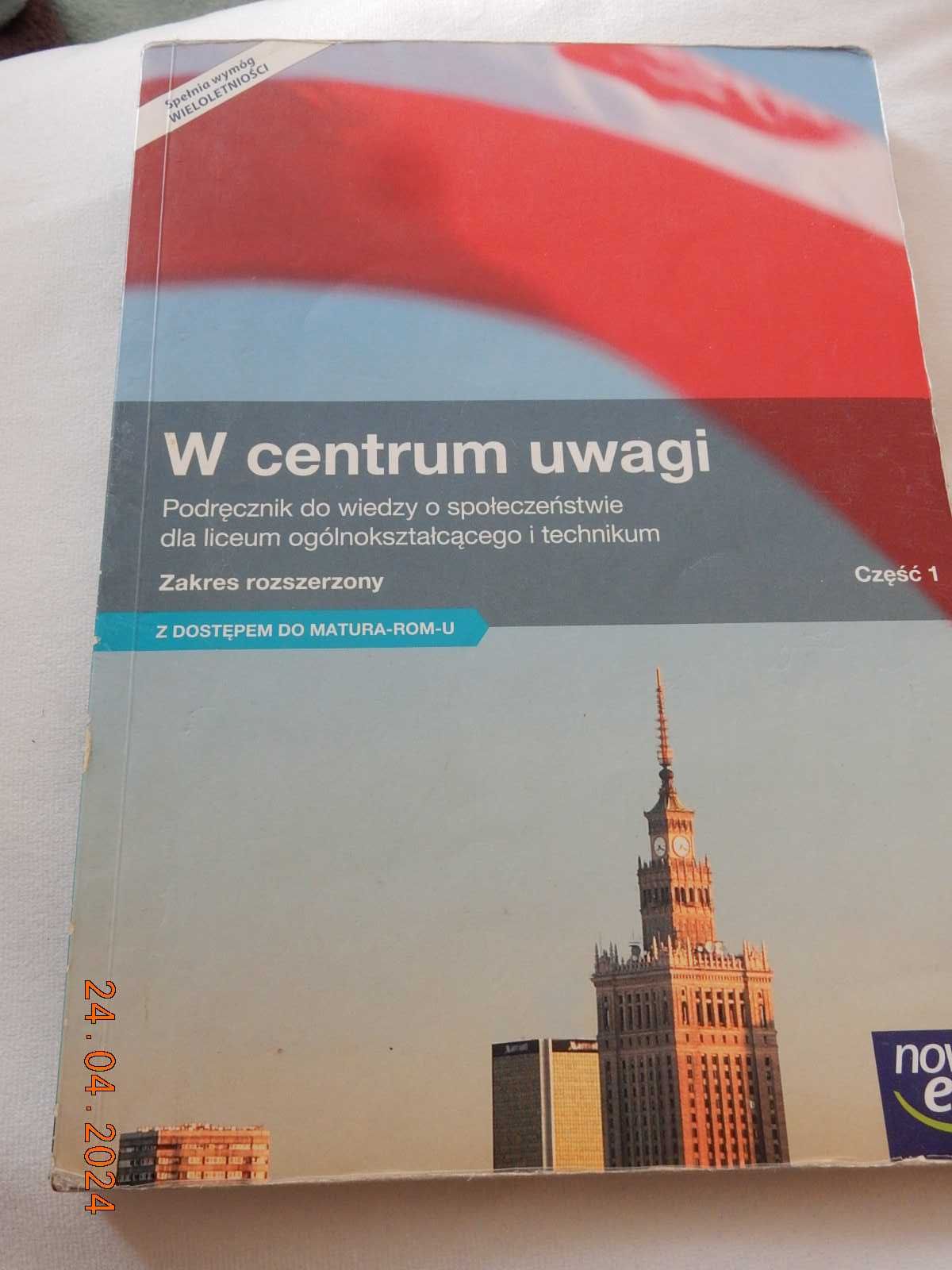 Nowa Era W centrum uwagi Podręcznik część 1.