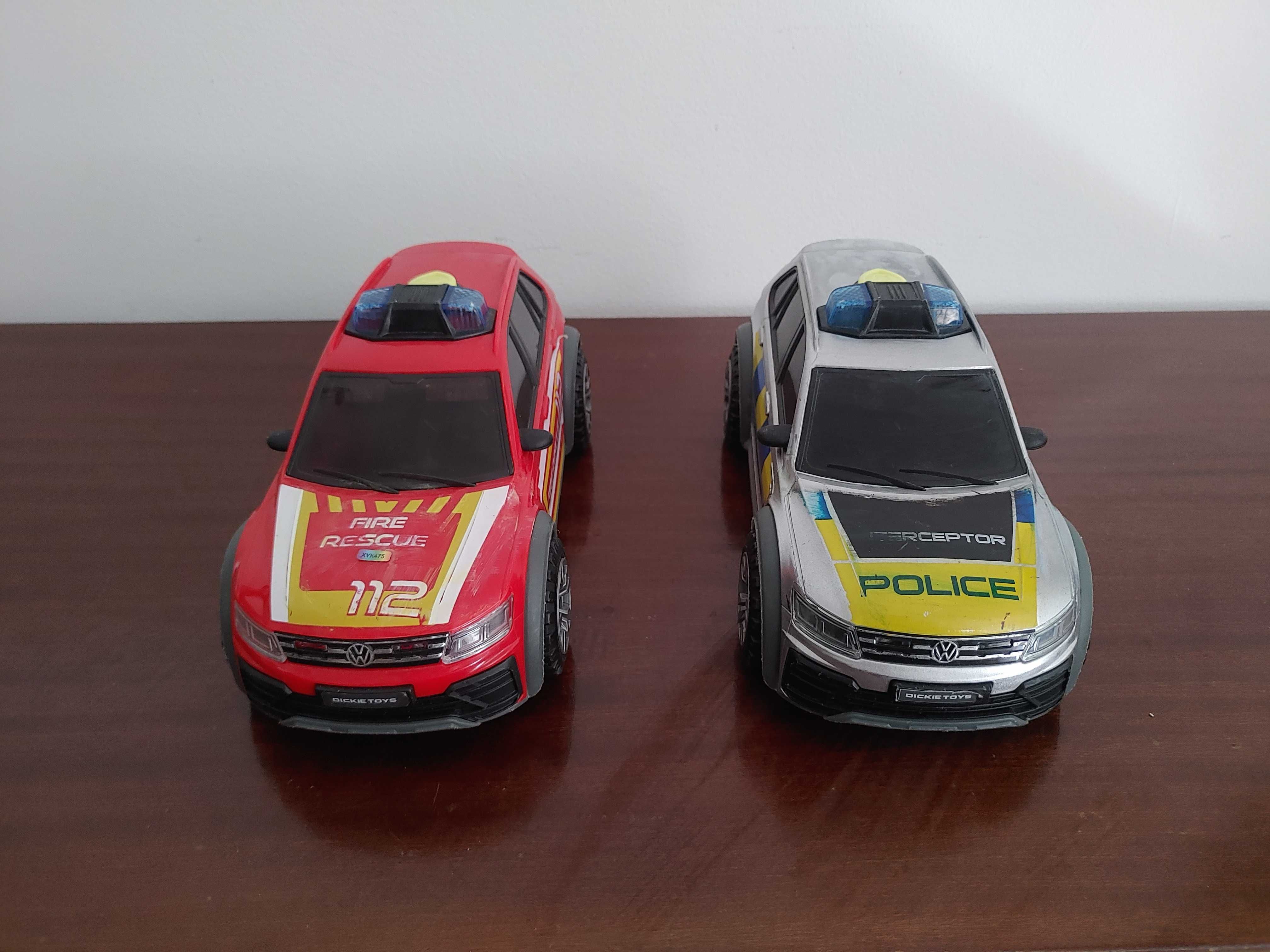 Carros de Policia com luz