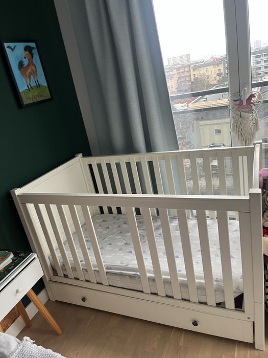 Łóżeczko dziecięce z materacem - tylko odbior osobisty