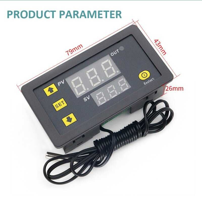termostat ciepła chłodzenia regulator temperatury led 230v 12v