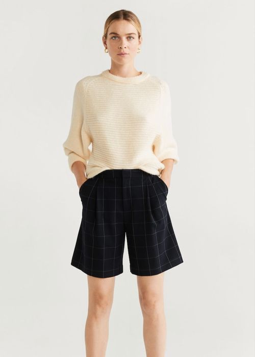 Теплі шорти в клітинку Mango.