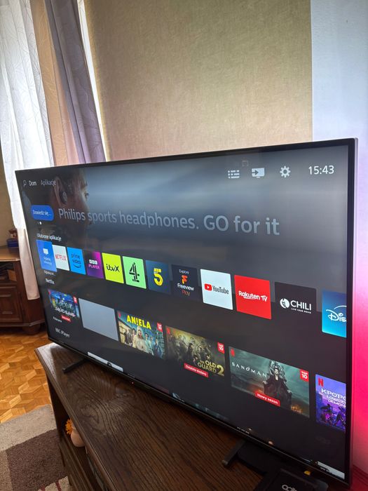 Telewizor Philips 55 cali 4K UHD 55PUS8118/12, jak nowy + gwarancja