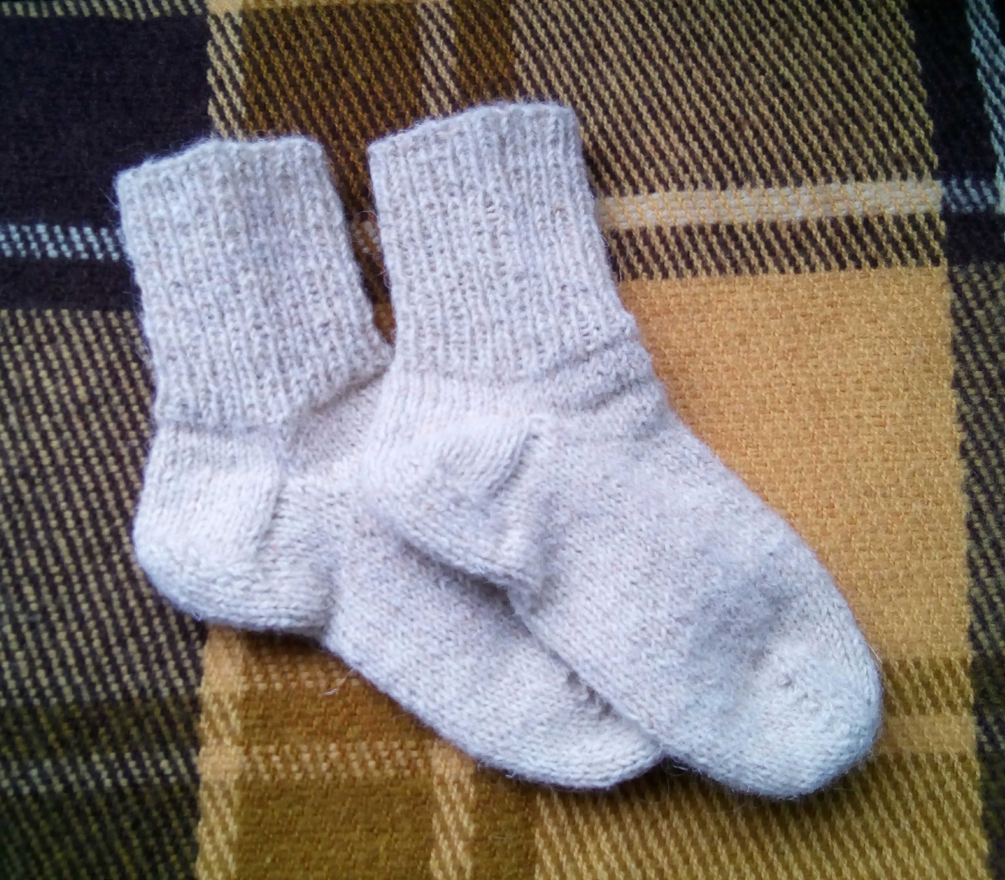 Носки тёплые плотные вязаные шерсть р.36-37