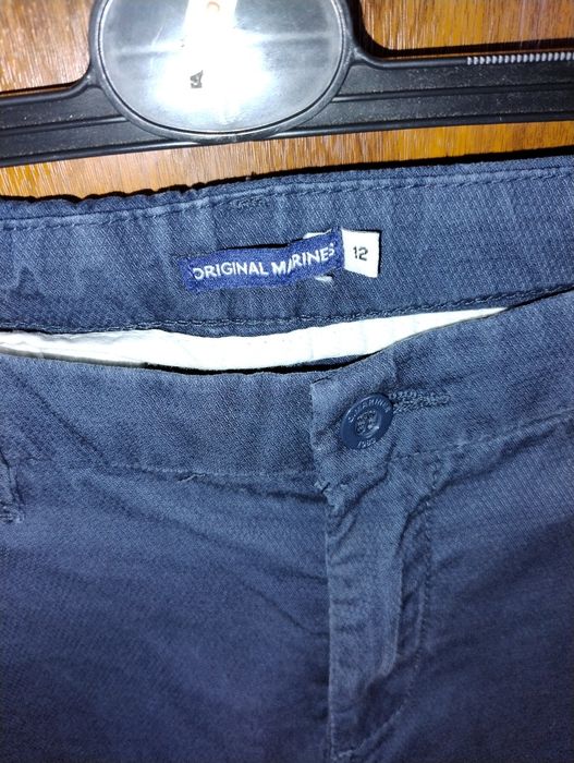 152 granatowe spodnie wizytowe original marines 98% bawełna