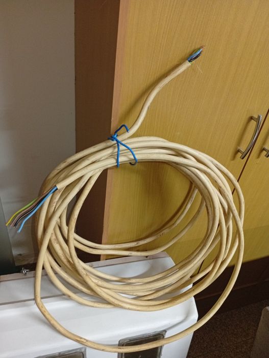 Cabo trifásico creme 4vias 4mm 12metros