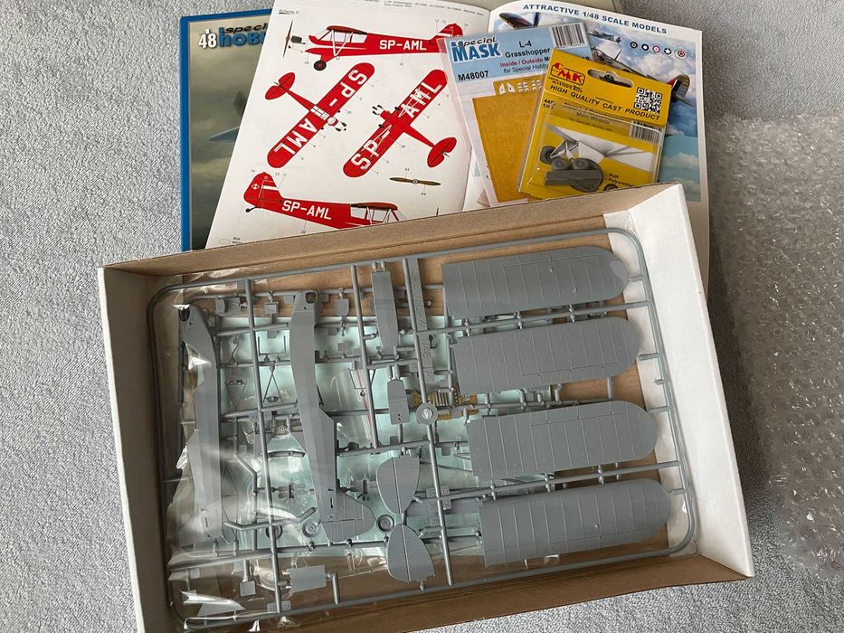 1:48 Piper Cub L-4 European SH48222 + dodatki