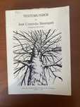 Livro Testemunhos de José Cristóvão Henriques ( Engenheiro-Sivicultor)