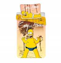 Pościel 140x200 Homer Simpson na plaży Simpsonowie