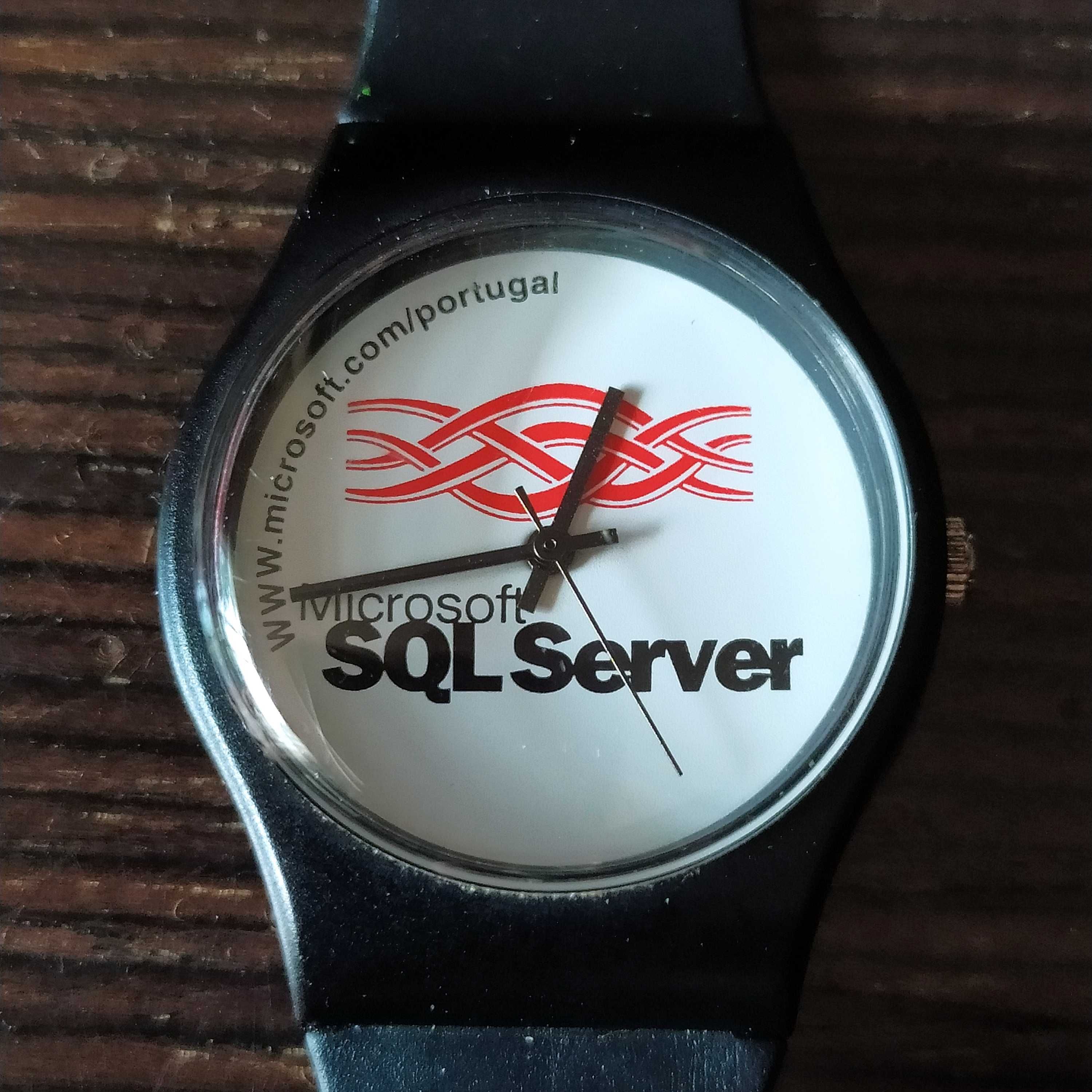 Relógio Microsoft SQL Server Expo 98