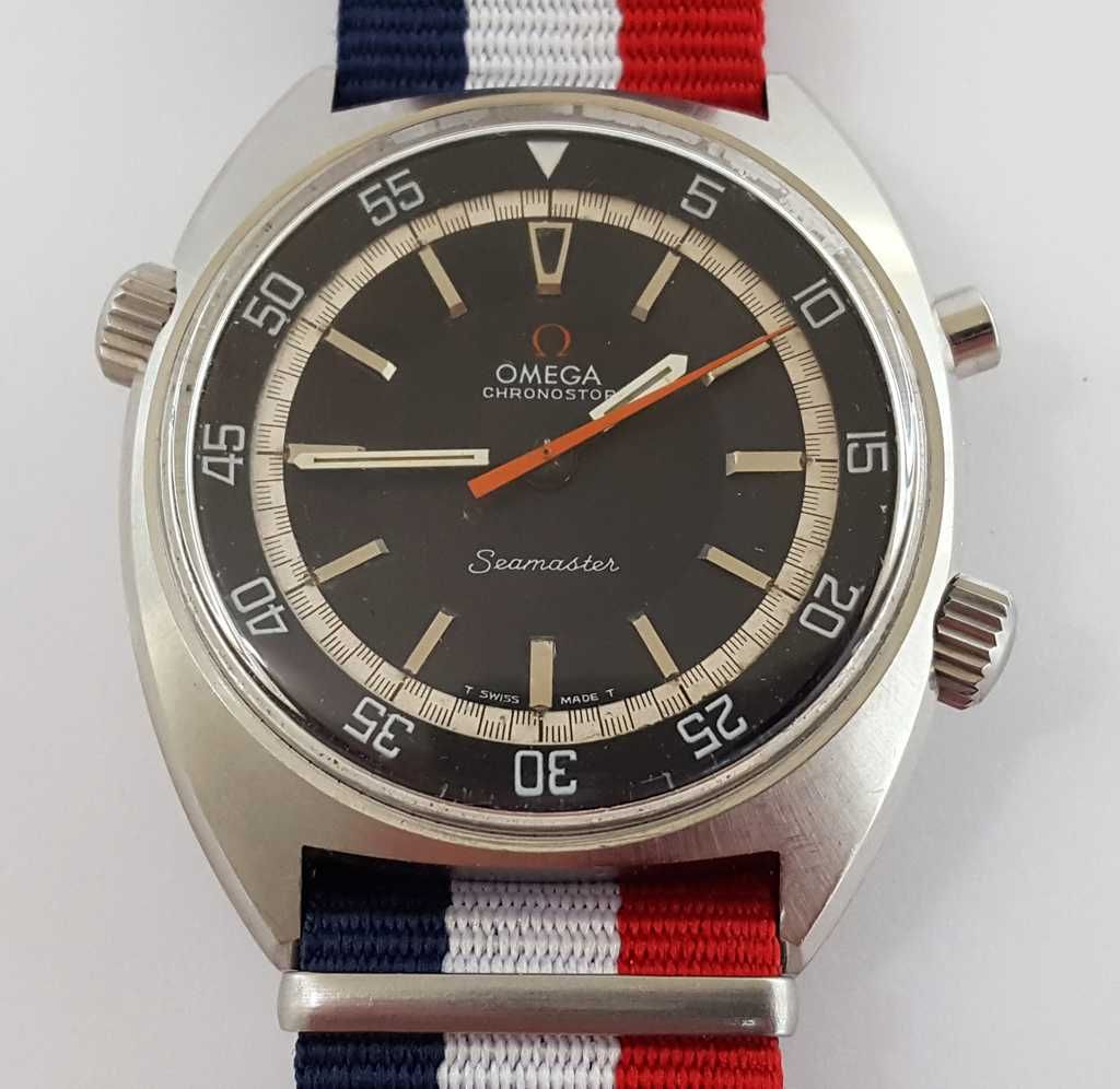 Szwajcarska UNIKATOWA Omega Seamaster Chronostop - 1969 rok