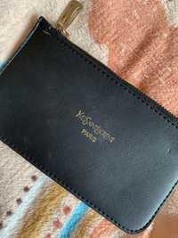 Nowy vintage portfel YSL mozna doczepic lancuch i nosic jak torebka