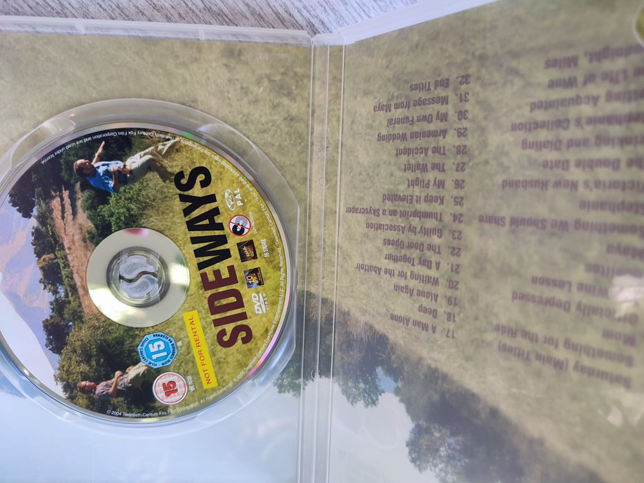 Dvd video sideways