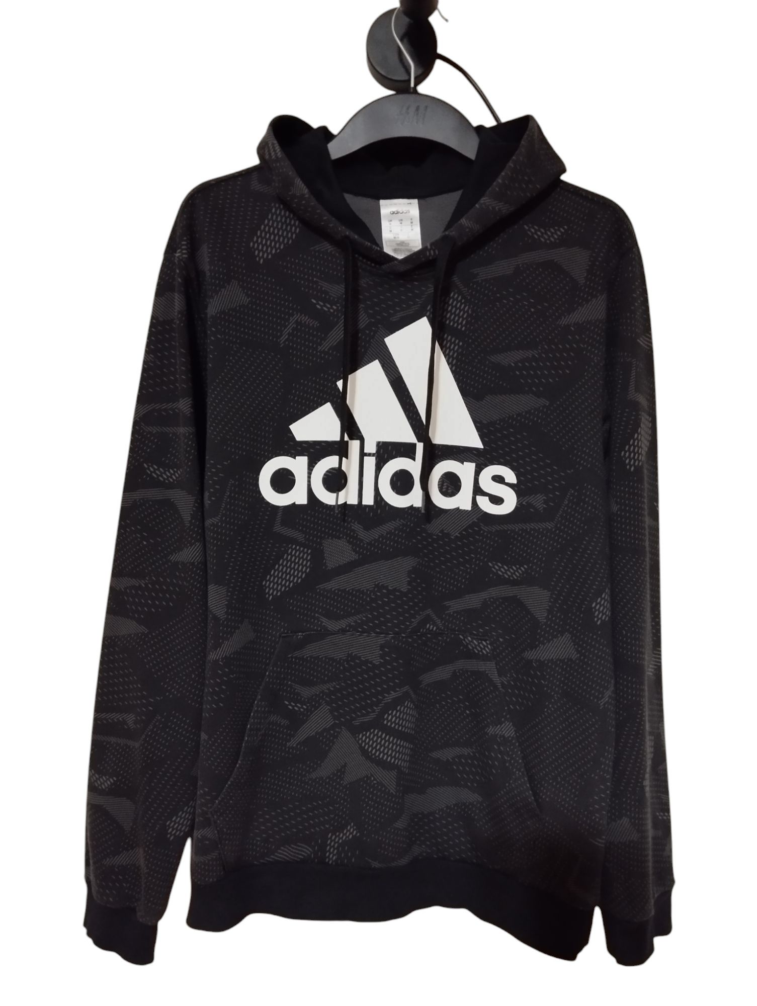 Adidas Bluza męska z kapturem made in Cambogia