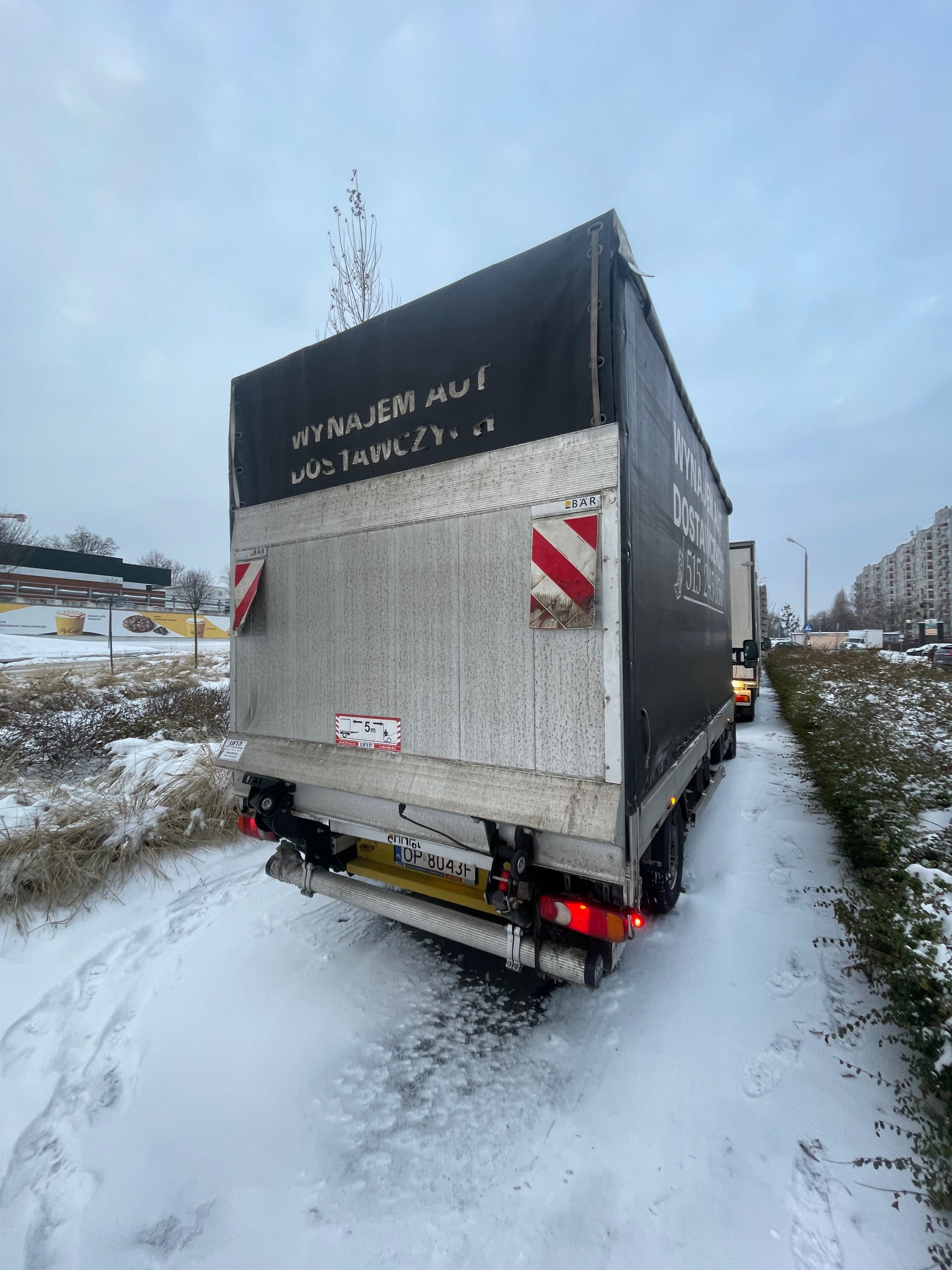 Wynajem Busów Dostawczych Wypożyczalnia Samochodów 8,10,12 pal + winda