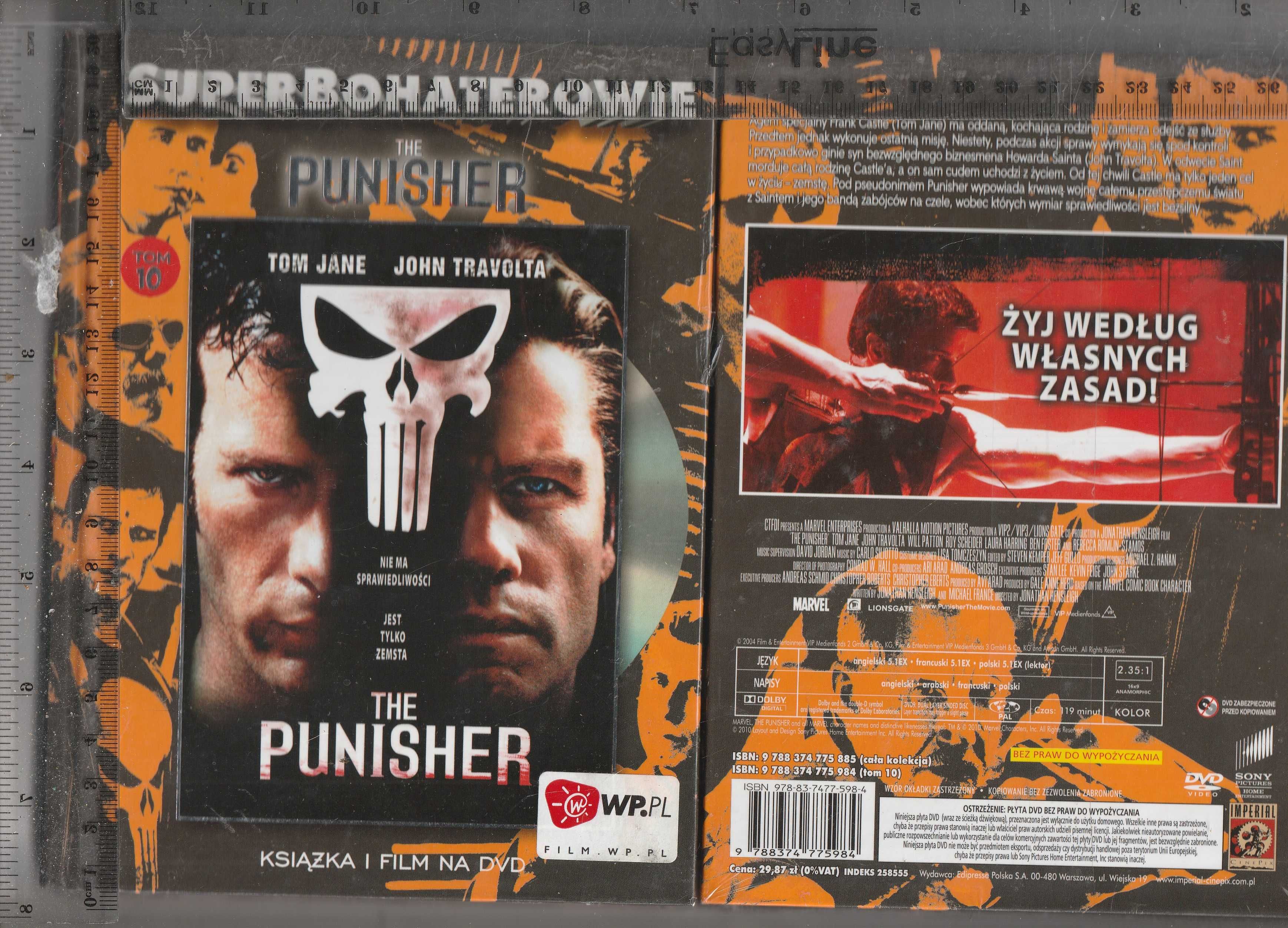 Punisher John Travolta DVD