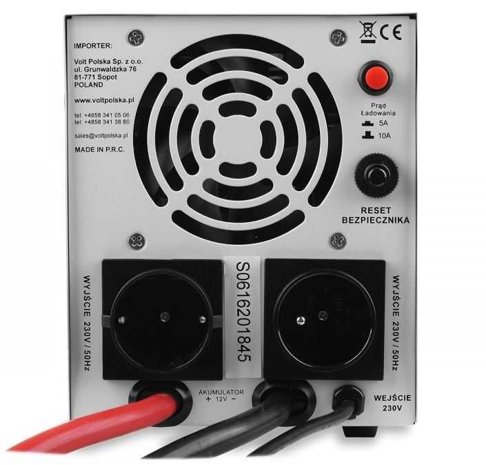 Zasilacz Awaryjny Volt POL 800W 12/230V +AKU65Ah