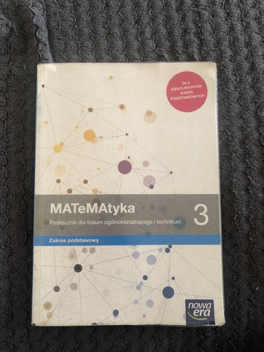 MATeMAtyka 3 podręcznik zakres podstawowy nowa era