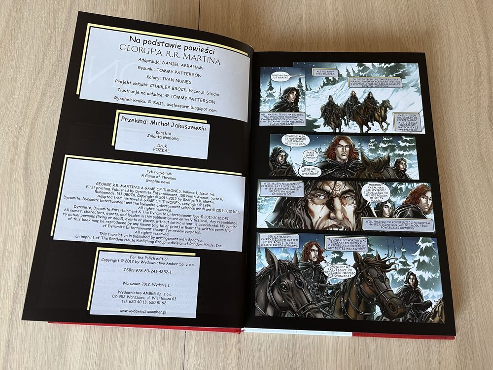 Gra o Tron George R. R. Martin powieść gemraficzna tom 1