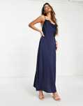Vila 38 M Bridesmaid Sukienka Granatowa Maxi H14773
