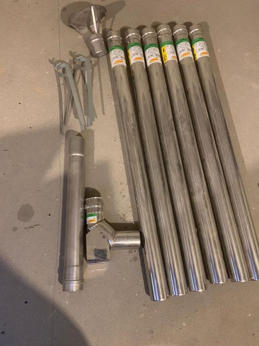 Wkład kominowy / zestaw rur do kotła kondensacyjnego – stal nierdzewna