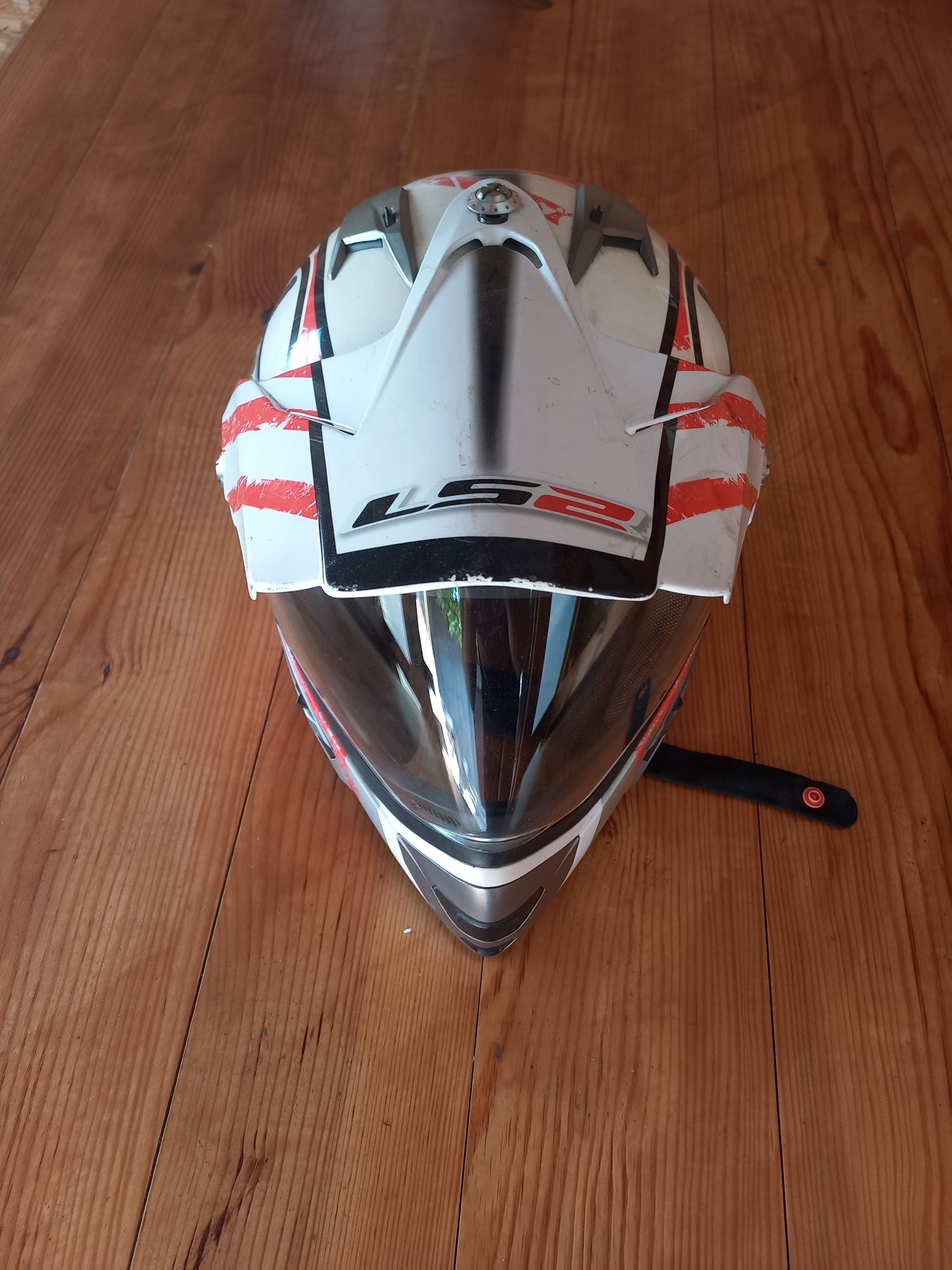 Шлем шолом ендуро LS 2 stripe