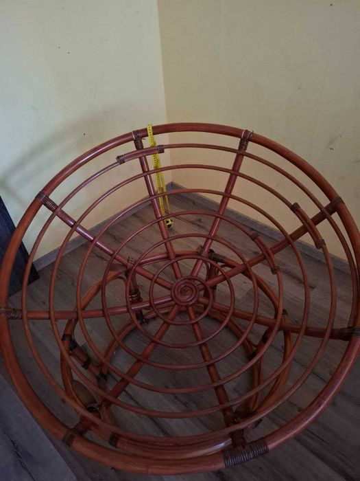 Крісло папасан з ротанга, 2 шт, одне з подушкою, самовивіз