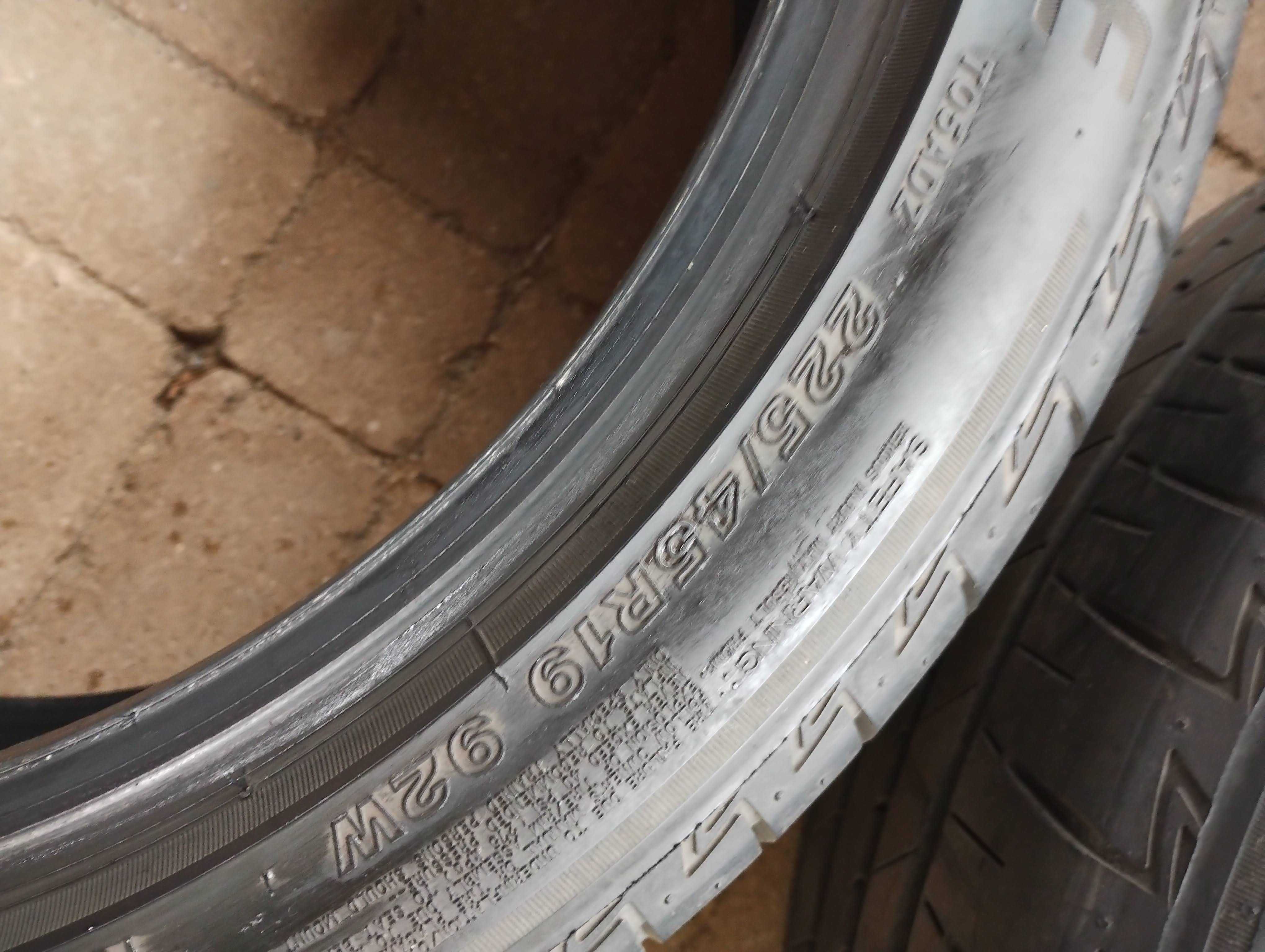 4 opony Bridgestone Turanza T005A 225/45 r19 92w 6-7mm