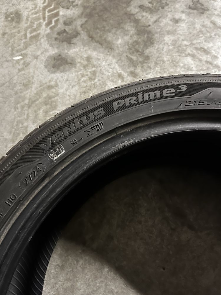 Nowe opony letnie hankook ventus prime 3 215/45 R18 2024