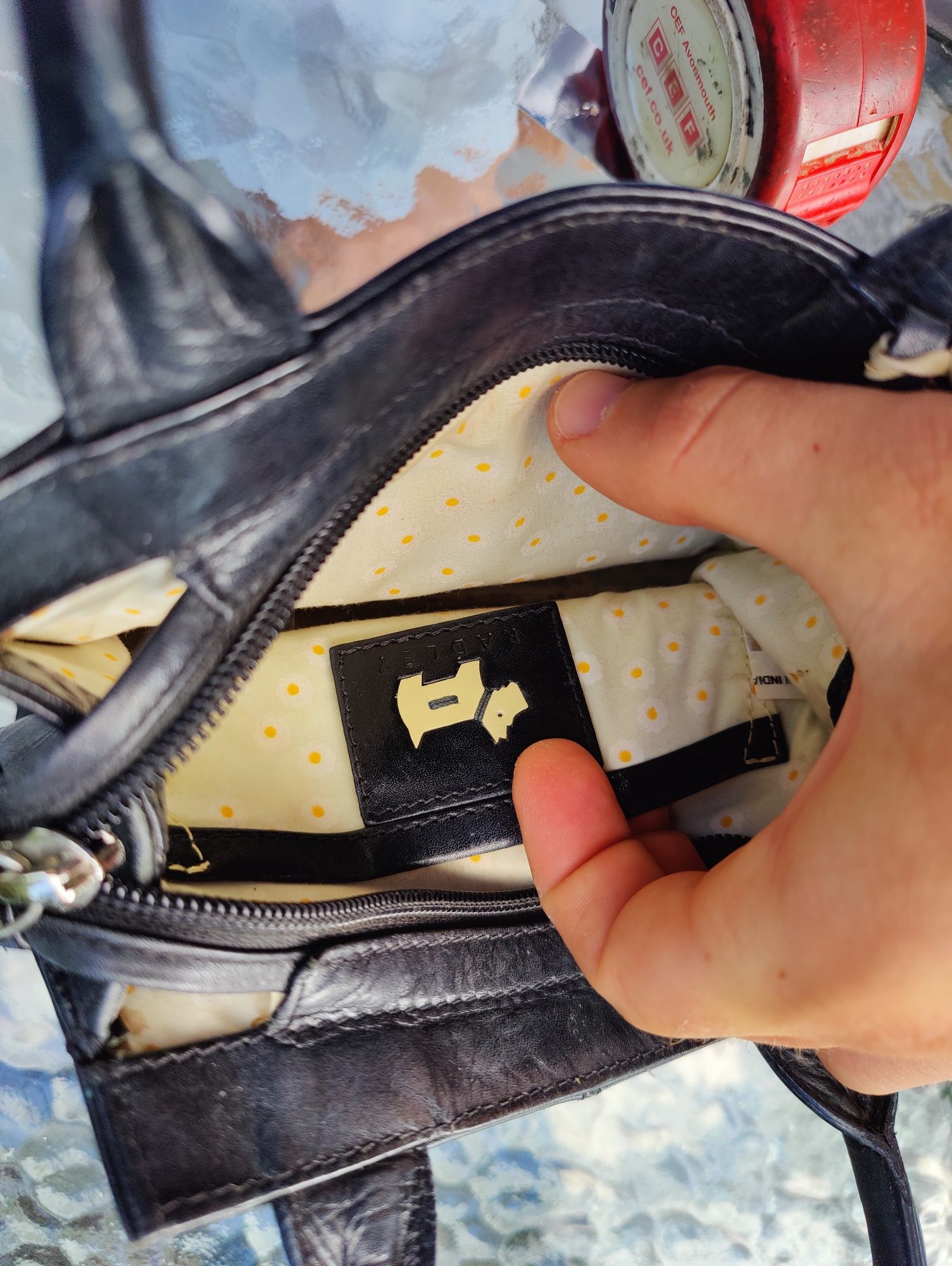 torebka miejska klasyczna radley pojena,z pieskiem wersja mini 

1-rą