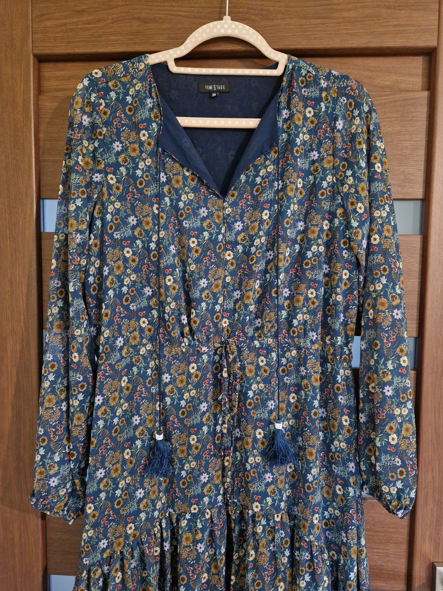 Sukienka boho, midi