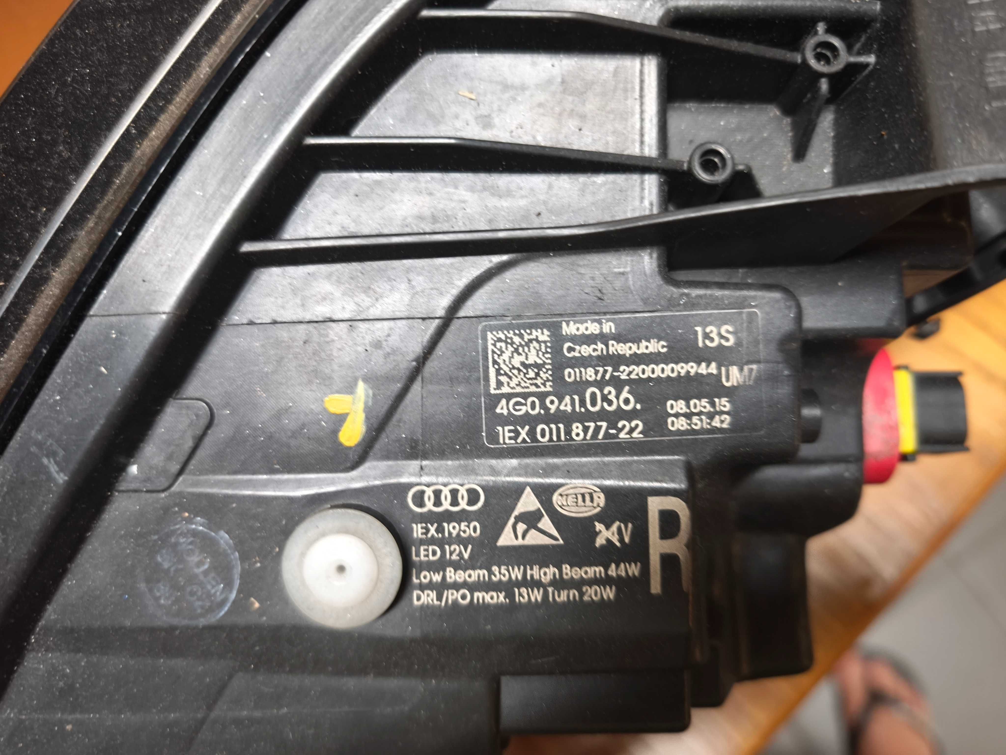 Faróis para  Audi A6 C7 full led matrix 4G0941.035H  4G0941.036H