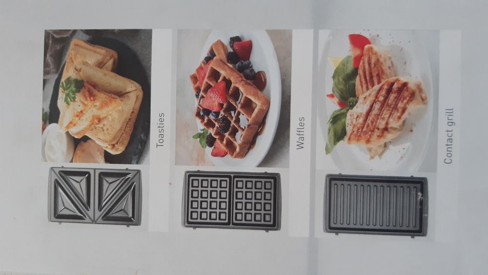 Sandwich toster 3w1 gofry grill Silver crest