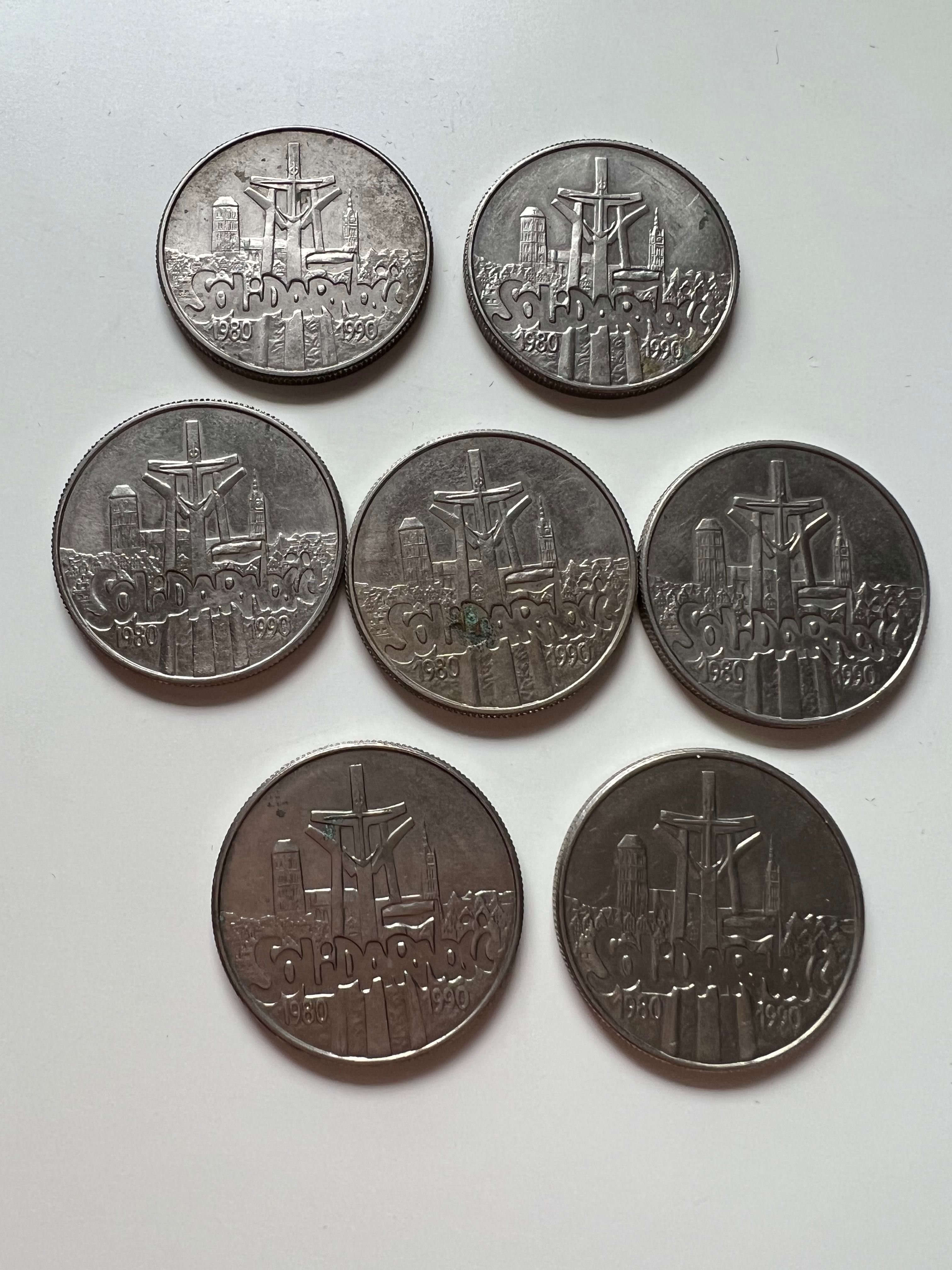 Monety Solidarność Nowotko Mickiewicz Prus mix