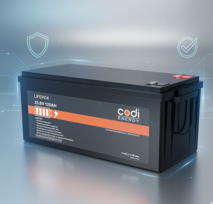 Акумулятор Codi LiFePO4 25.6V / 120Ah