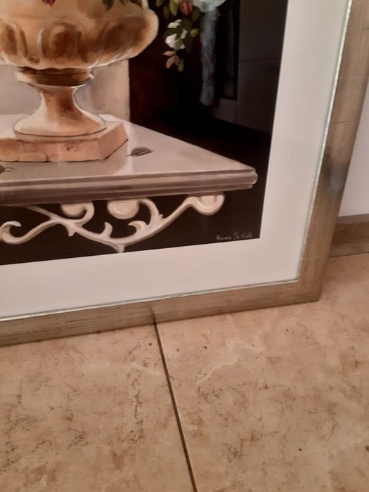 Obraz 78x93 w srebrnej ramie