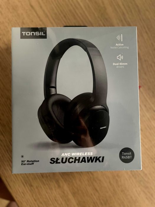 Słuchawki bezprzewodowe Tonsil R45BT NOWE