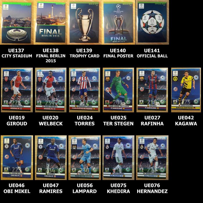 Champions League 2014/2015 + update karty na sztuki 14/15