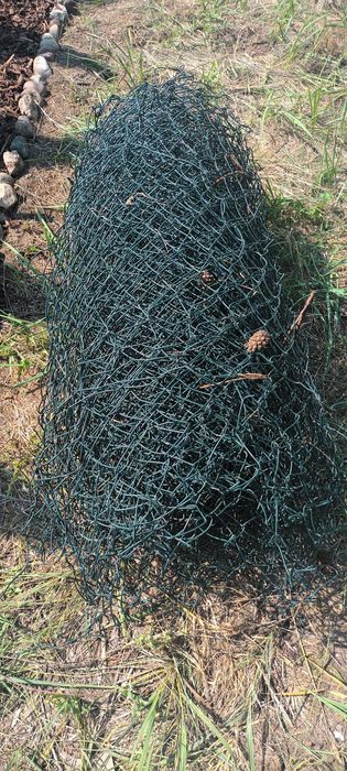 Siatka na ogrodzenie zielona powlekaną