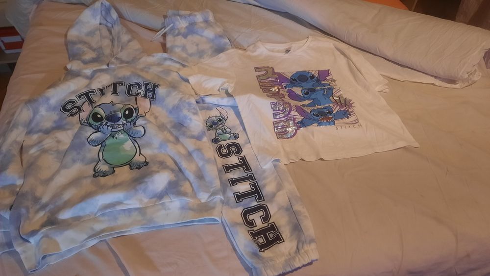 Stitch fato de treino e T-shirt - 14 anos