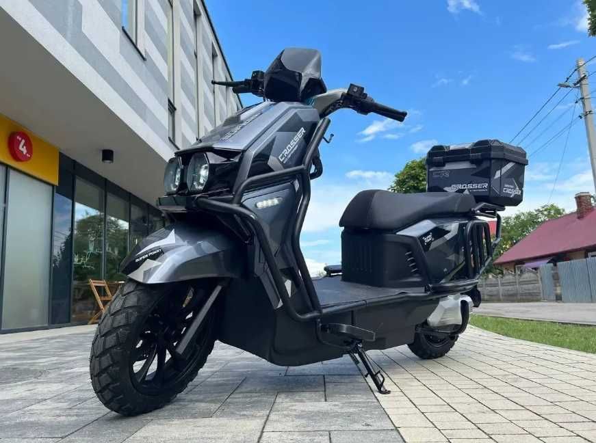 Електроскутер Crosser 1000W Графенова АКБ 72V пробіг до 85 км потужний