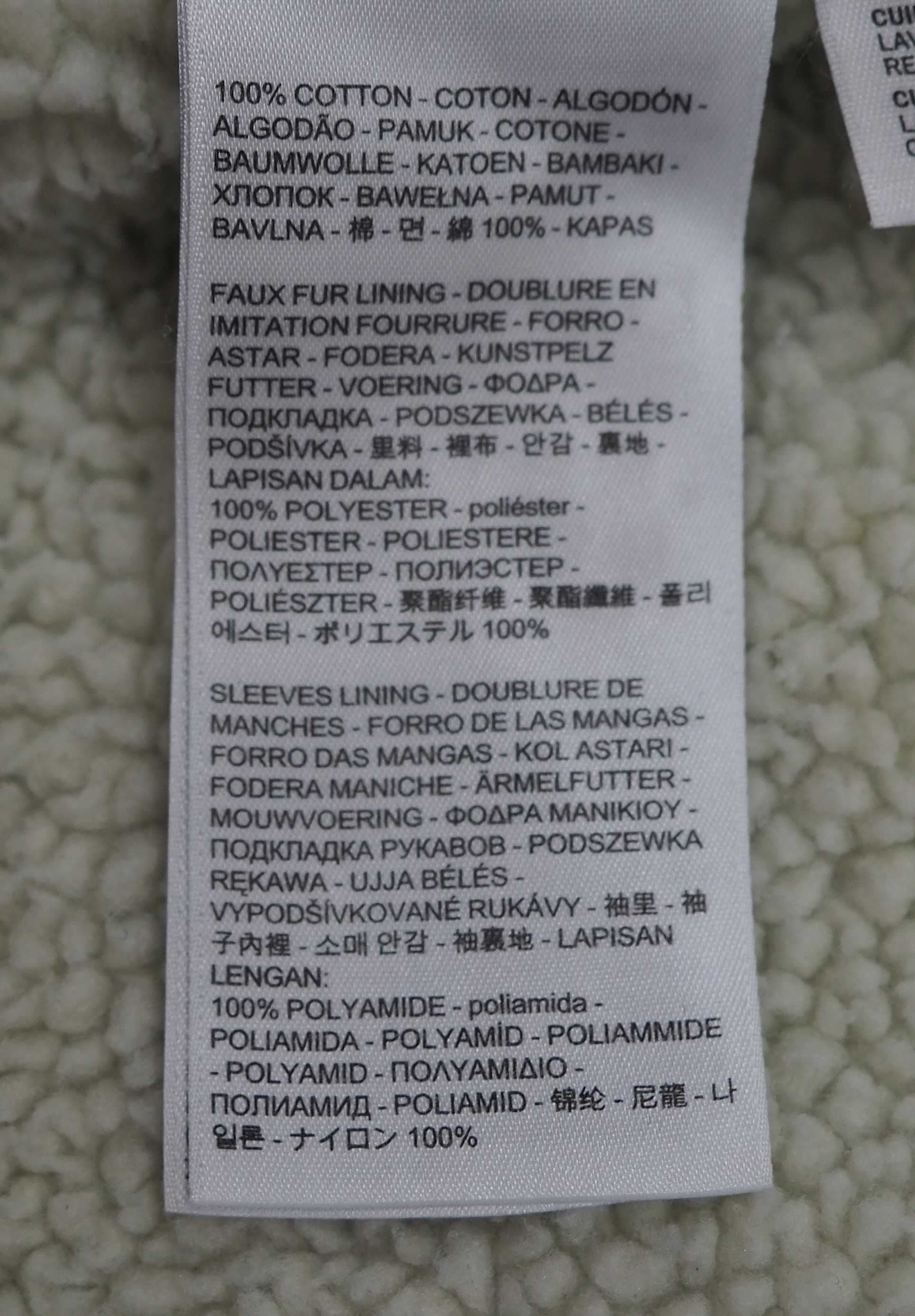 Levi's_ Sherpa jacket_męska kurtka jeansowa na misiu_teddy_rozmiar S/M