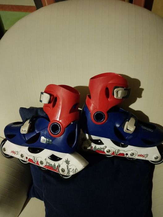 Patins em linha usados